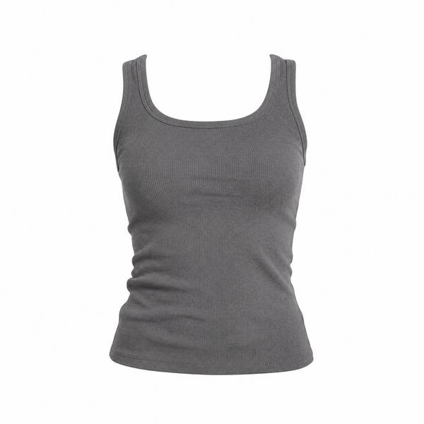Grey - Refined Tank top - Long