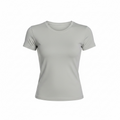 Sage - Form Fitted Baby Tee - Round neck