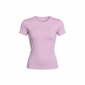 Lilac - Form Fitted Baby Tee - Round Neck