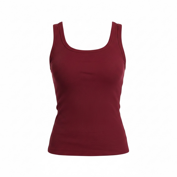 Burgundy - Refined Tank top - Long