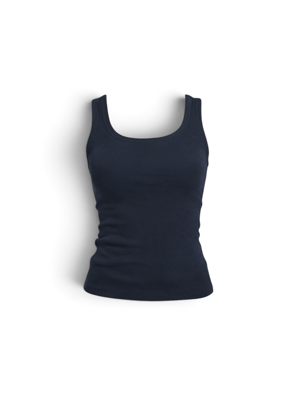 Navy - Refined Tank top - Long
